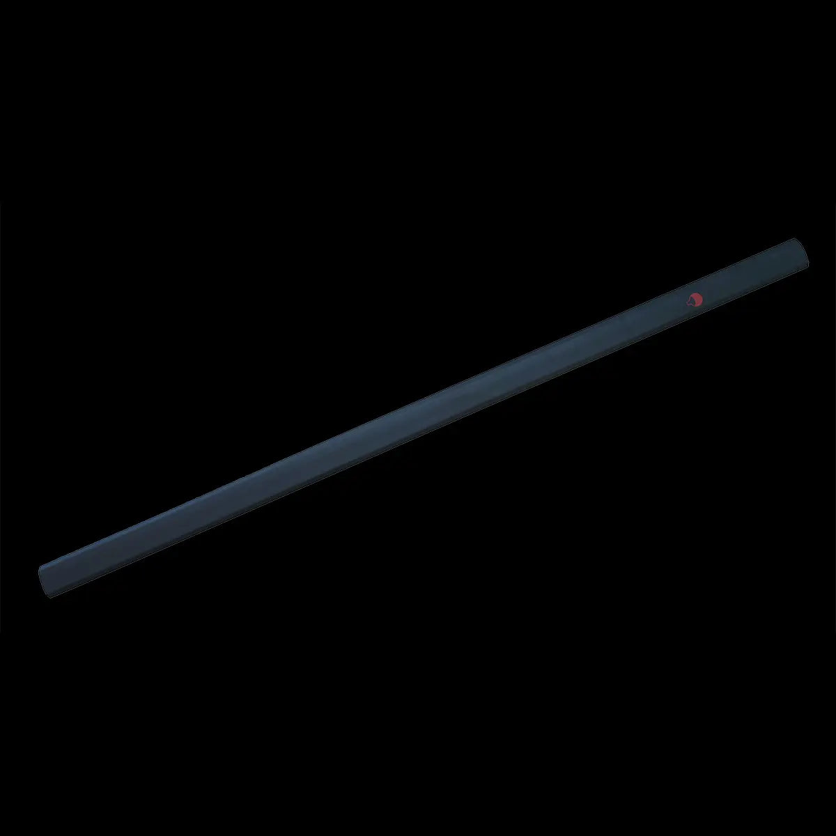 Fourreau noir du katana chokutô Kusanagi de Sasuke Uchiwa dans Naruto, décoré de l’emblème rouge du clan Uchiwa, réplique en acier carbone 1045 haut de gamme, idéale pour cosplay, exposition et collection.