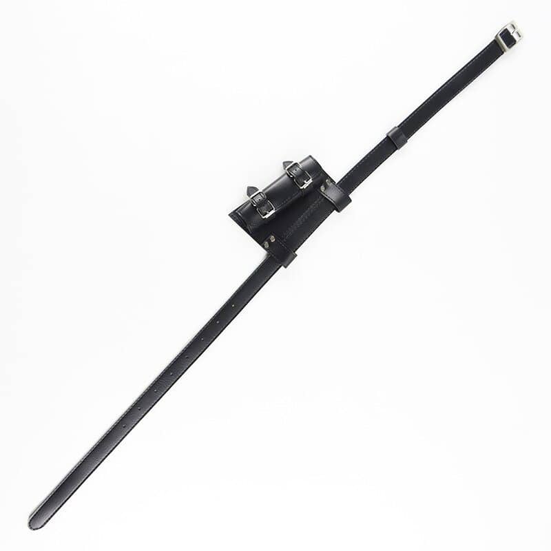 Ceinture en cuir porte katana simple